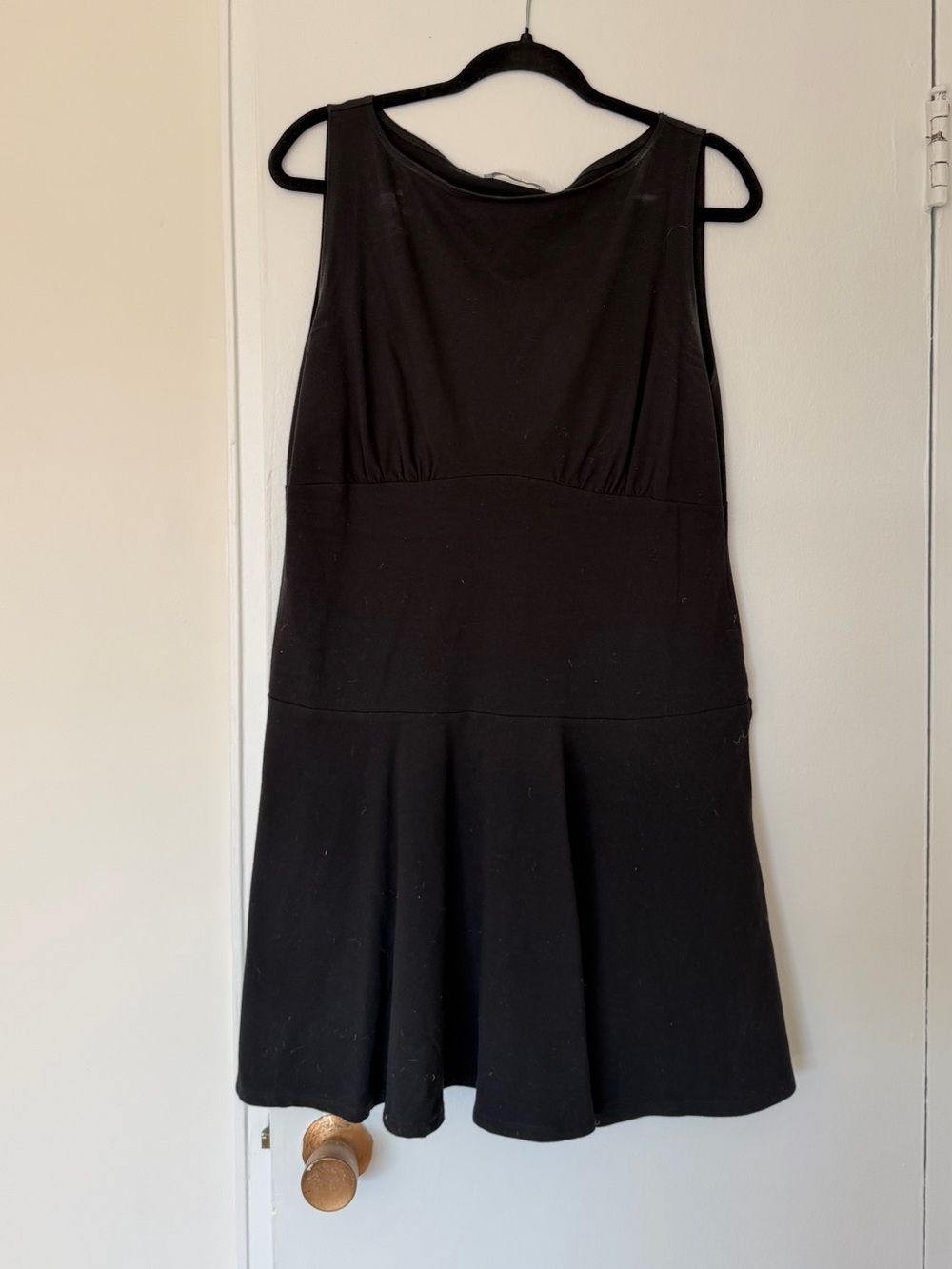 Reformation Black Sleeveless Mayve Knit Dress Dress